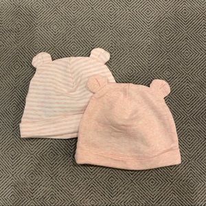 NWOT Set of 2 Gap Hats w/ Bear Ear Detail